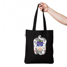 Black - Warholian - Organic Fashion Tote Bag