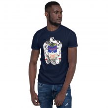 NAVY - Warholian - Short Sleeve Unisex T-shirt by Lluís Barbadillo NAVY - Warholian - Short Sleeve Unisex T-shirt by Lluís Barbadillo