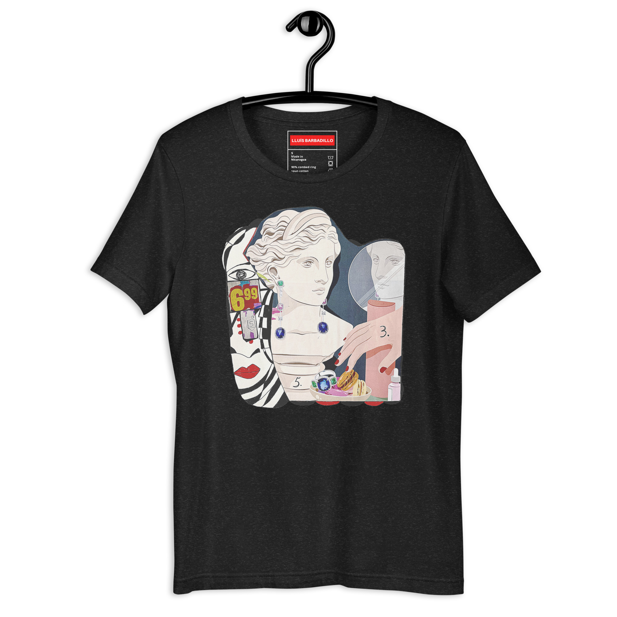 Black Heather - Inner Beauty - Unisex t-shirt Black Heather - Inner Beauty - Unisex t-shirt