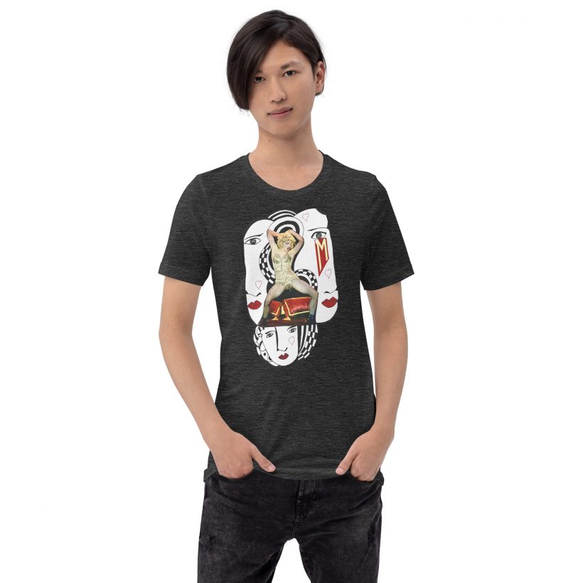 DARK GREY HEATHER - Mystic Dreamscape - Unisex t-shirt DARK GREY HEATHER - Mystic Dreamscape - Unisex t-shirt