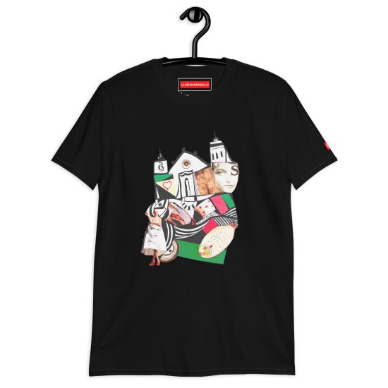 BLACK - Sitges Verd - Unisex basic Softstyle t--Shirt by Lluís Barbadillo