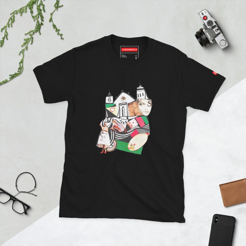 BLACK - Sitges Verd - Unisex basic Softstyle t--Shirt by Lluís Barbadillo BLACK - Sitges Verd - Unisex basic Softstyle t--Shirt by Lluís Barbadillo