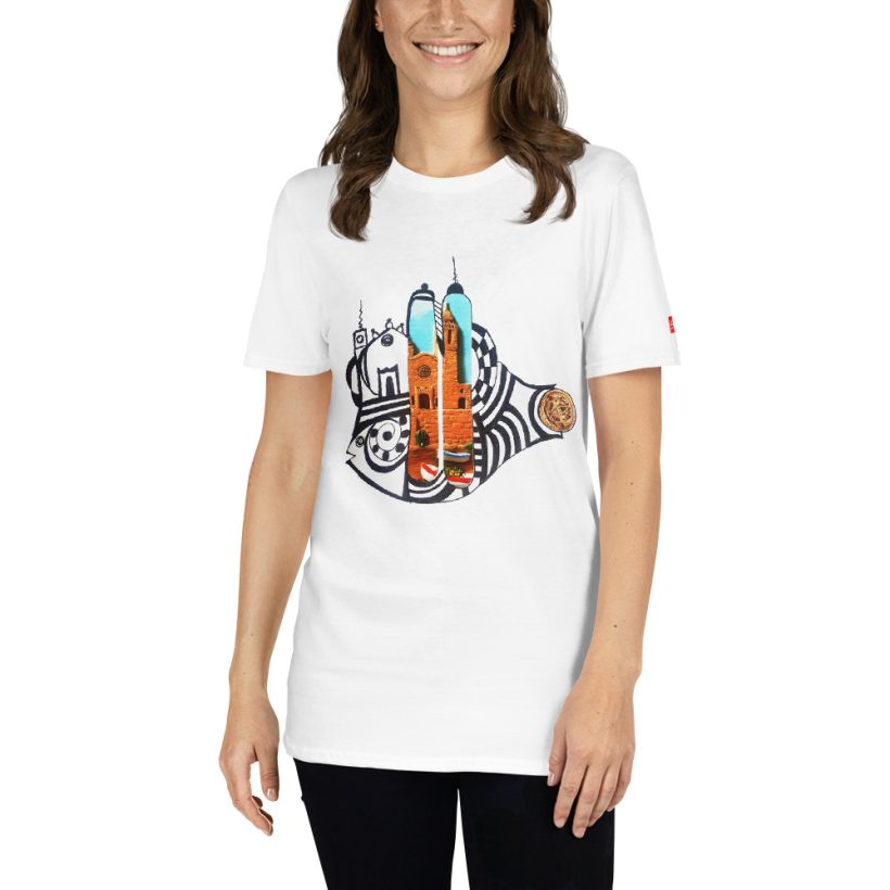 Torres de Sitges – Unisex basic softstyle t-shirt - White