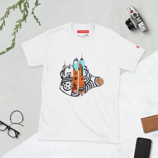 Torres de Sitges – Unisex basic softstyle t-shirt - White