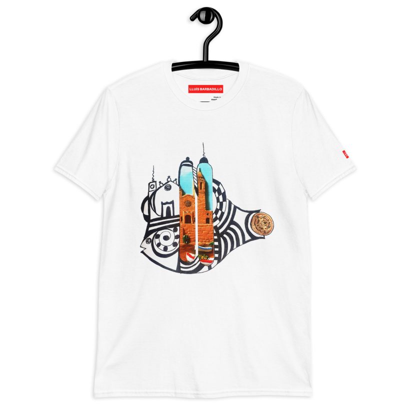Torres de Sitges – Unisex basic softstyle t-shirt - White