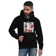 BLACK - Brut Unisex Heavy Blend Hoodie by Lluís Barbadillo