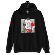 BLACK - Brut Unisex Heavy Blend Hoodie by Lluís Barbadillo