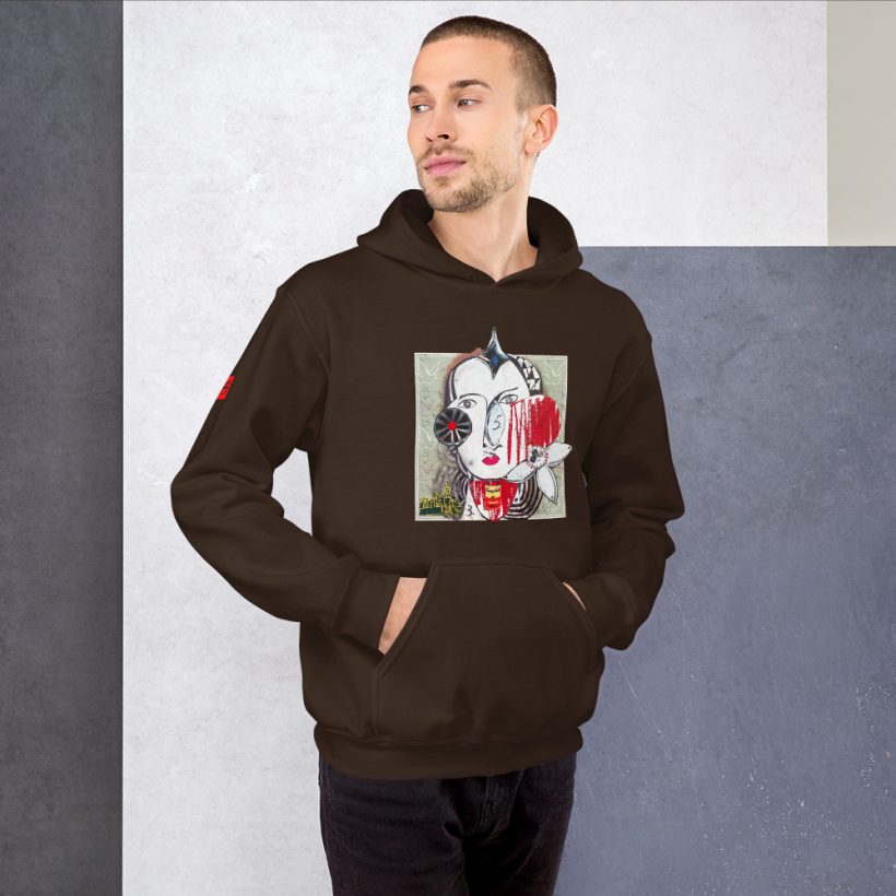 DARK CHOCOLATE - Brut Unisex Heavy Blend Hoodie by Lluís Barbadillo