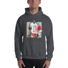 DARK HEATHER - Brut Unisex Heavy Blend Hoodie by Lluís Barbadillo