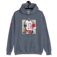 HEATHER SPORT DARK NAVY - Brut Unisex Heavy Blend Hoodie by Lluís Barbadillo