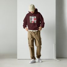 MAROON - Brut Unisex Heavy Blend Hoodie by Lluís Barbadillo