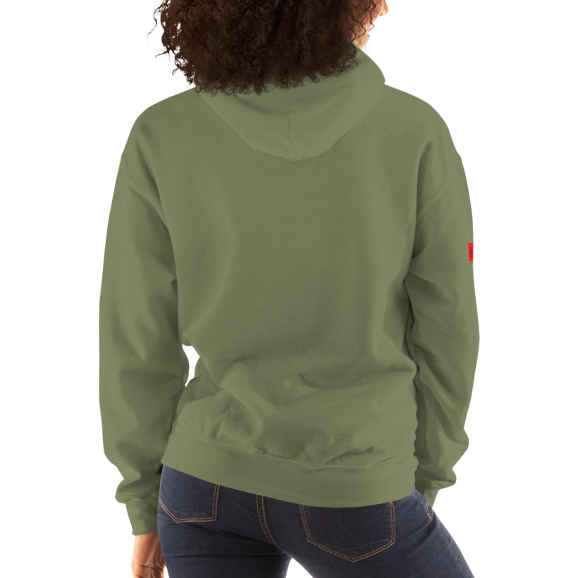 MILITARY GREEN - Brut Unisex Heavy Blend Hoodie by Lluís Barbadillo