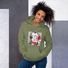 MILITARY GREEN - Brut Unisex Heavy Blend Hoodie by Lluís Barbadillo
