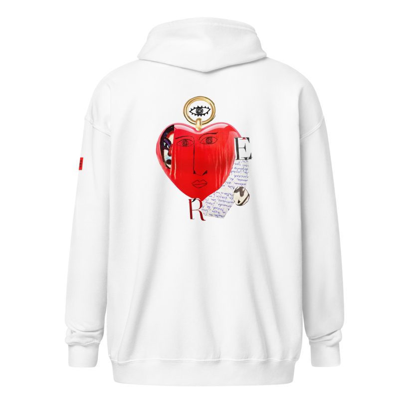 unisex-heavy-blend-zip-hoodie-white-back-65393d67d6907.jpg WHITE - Gran Corazón - Unisex Heavy Blend Zip Hoodie by Lluís Barbadillo