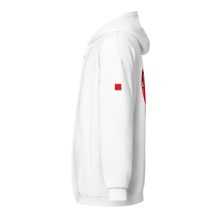 unisex-heavy-blend-zip-hoodie-white-left-65393d67d6a0a.jpg WHITE - Gran Corazón - Unisex Heavy Blend Zip Hoodie by Lluís Barbadillo