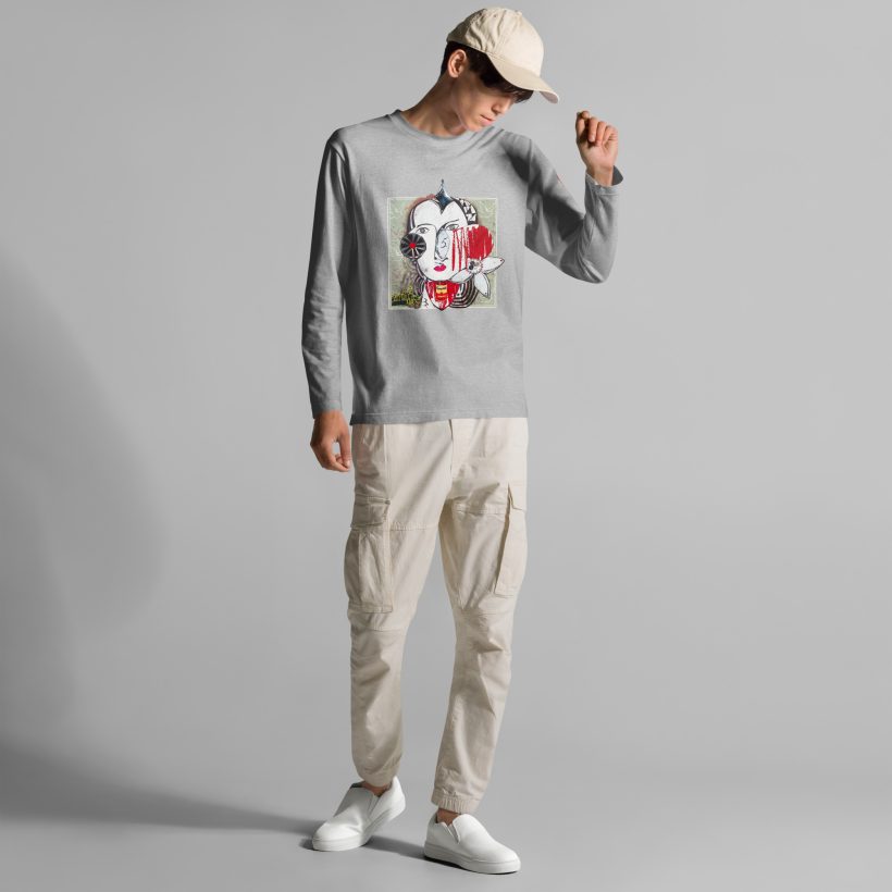 unisex-long-sleeve-t-shirt-heather-gray-front-6537f00b8753d.jpg HEATHER GRAY - Brut - Unisex Long Sleeve t-Shit by Lluís Barbadillo