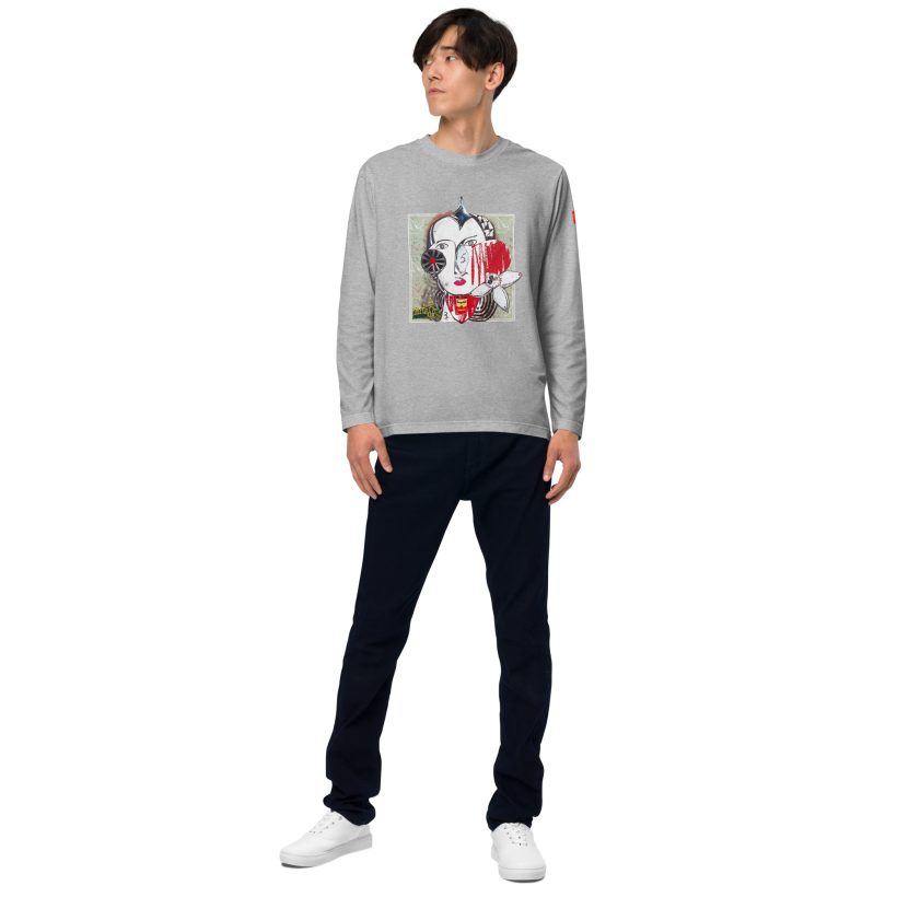 unisex-long-sleeve-t-shirt-heather-gray-front-6537f00b87800.jpg HEATHER GRAY - Brut - Unisex Long Sleeve t-Shit by Lluís Barbadillo