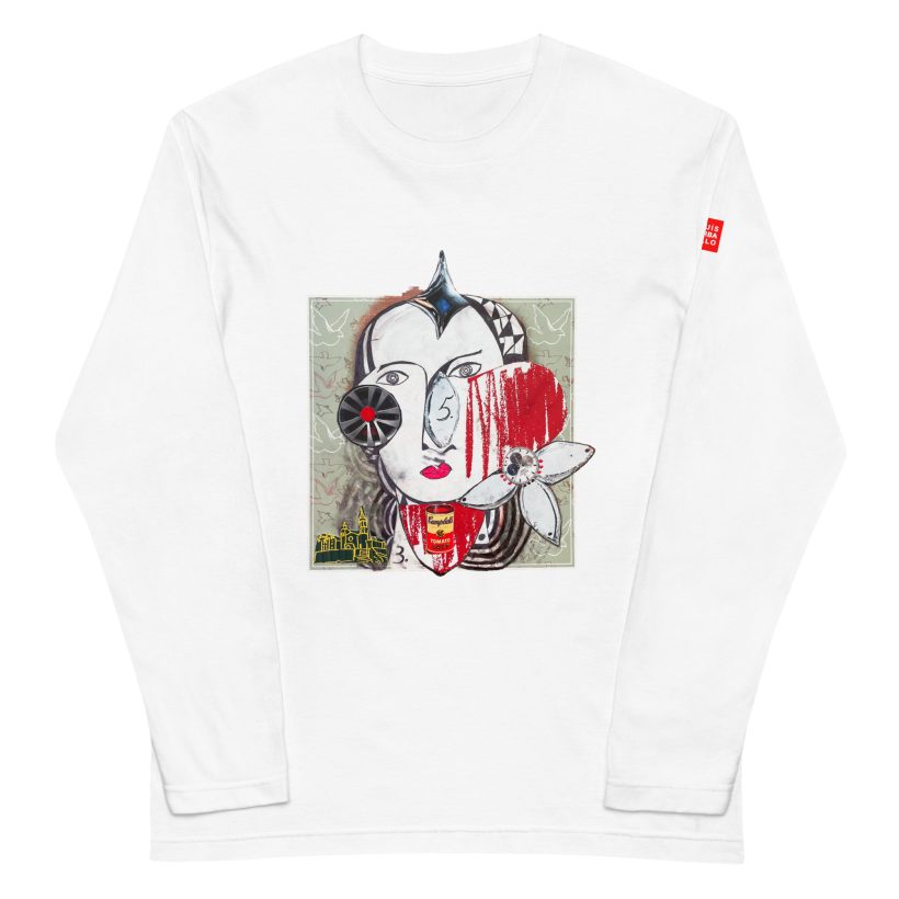 unisex-long-sleeve-t-shirt-white-front-6537f00b8737f.jpg WHITE - Brut - Unisex Long Sleeve t-Shit by Lluís Barbadillo