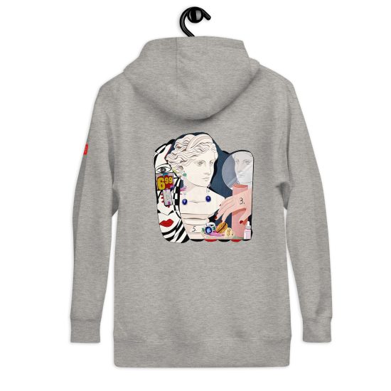 CARBON GRAY - Inner Beauty – Unisex Hoodie by Lluís Barbadillo