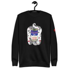 unisex-premium-sweatshirt-black-front-6547d51e2c3fa.jpg BLACK - Wharholian Unisex Premium Sweatshirt