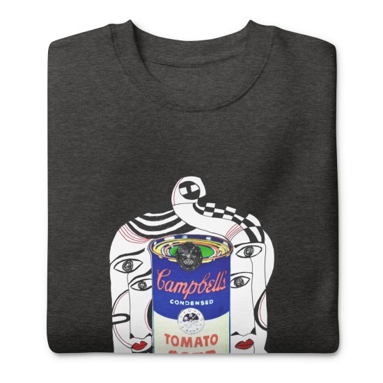 CHARCOAL HEATHER - Wharholian Unisex Premium Sweatshirt