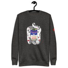 unisex-premium-sweatshirt-charcoal-heather-front-6547d51e2c719.jpg CHARCOAL HEATHER - Wharholian Unisex Premium Sweatshirt
