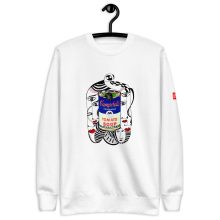 unisex-premium-sweatshirt-white-front-6547d51e2cc29.jpg WHITE - Wharholian Unisex Premium Sweatshirt