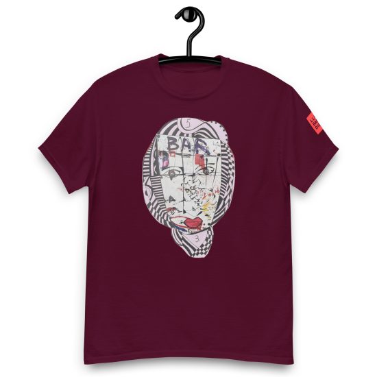 MAROON - Bar - Men's Classic Tee: Artistic Statement Apparel - Lluís Barbadillo