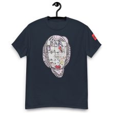 NAVY - Bar - Men's Classic Tee: Artistic Statement Apparel - Lluís Barbadillo NAVY - Bar - Men's Classic Tee: Artistic Statement Apparel - Lluís Barbadillo