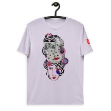 LAVENDER - Circles - Unisex organic cotton t-shirt - Lluís Barbadillo LAVENDER - Circles - Unisex organic cotton t-shirt - Lluís Barbadillo