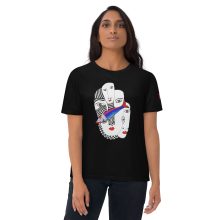BLACK - Convergence of Minds - Unisex organic cotton t-shirt - Lluís Barbadillo