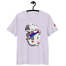 LAVENDER - Convergence of Minds - Unisex organic cotton t-shirt - Lluís Barbadillo